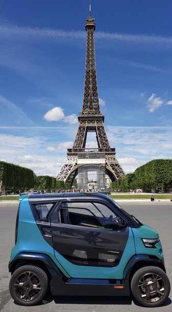 EL 1ER MICROCOCHE PLEGABLE TOTALMENTE ELÉCTRICO DEL MUNDO LLEGARÁ EN 2024 GRACIAS A SEGULA TECHNOLOGIES Y CITY TRANSFORMER